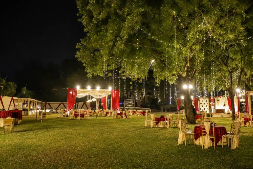 Rockview Officer Mess Delhi Cantt wedding venue decorated by Mehar Caterers