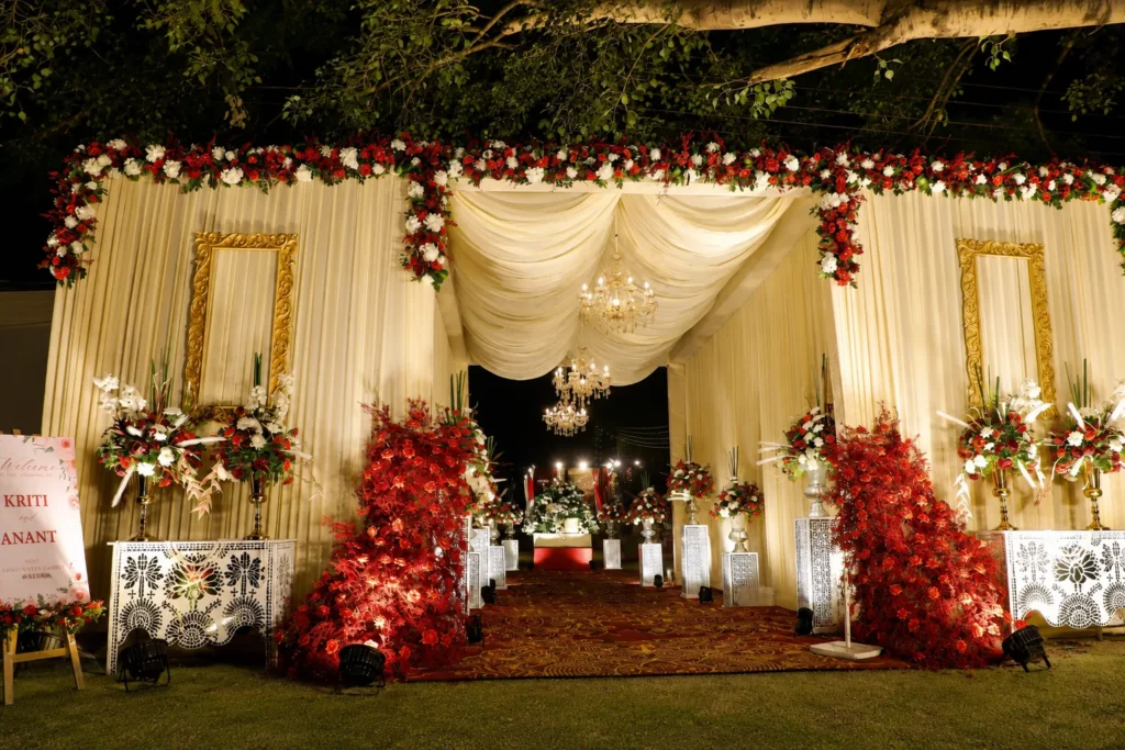 Wedding entrance décor by Mehar Caterers and Decor Delhi